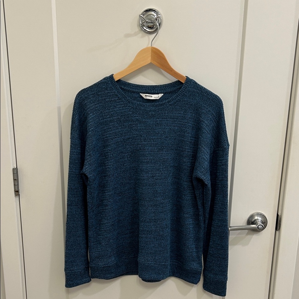 Sonoma Teal Crew Neck Sweater
